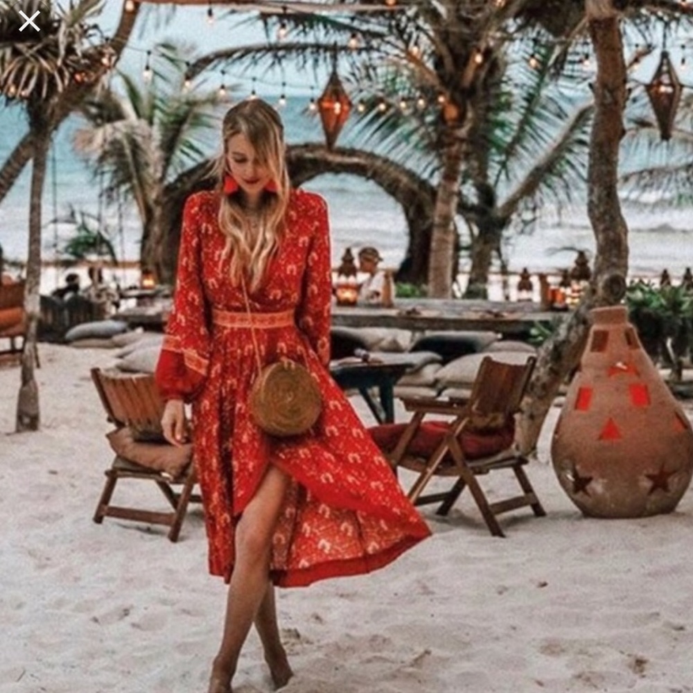 Jewel Soiree Dress in Copper